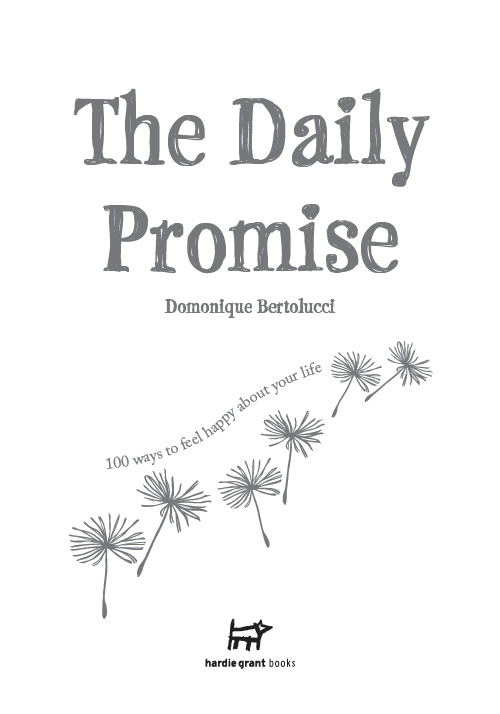 The Daily Promise 100 Ways to Feel Happy about Your Life - image 2