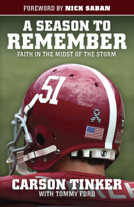 Carson Tinker - A Season to Remember: Faith in the Midst of the Storm