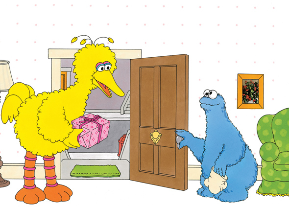 Ding dong Who is at the door It is Big Bird He gives Cookie a - photo 15