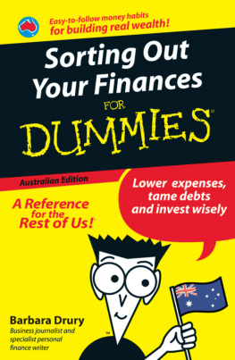 Barbara Drury - Sorting Out Your Finances For Dummies