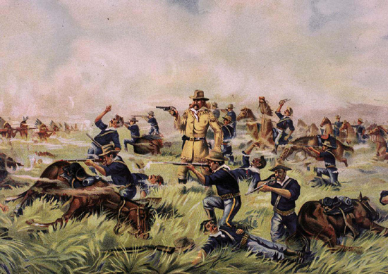 This painting shows an artists interpretation of the battle rather than a - photo 3