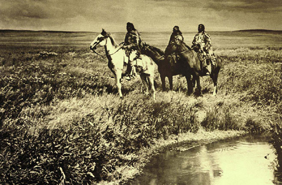 This is a picture of three chiefs of the Blackfeet tribe that also lived on the - photo 7