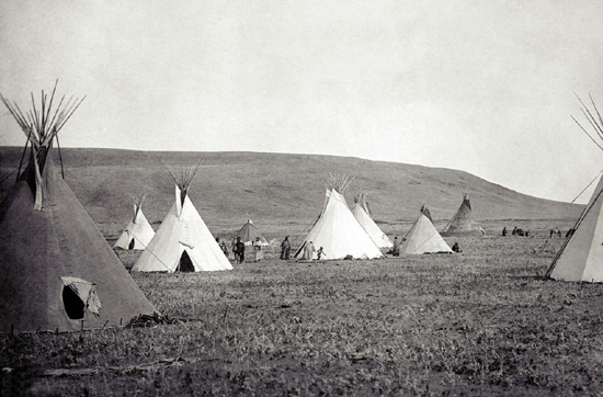 This photograph shows a Native American camp on the Great Plains The Arapaho - photo 9