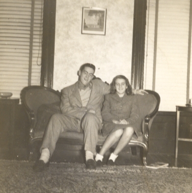 Breslin as a young man with his sister Diedre Breslin writing at home in - photo 17