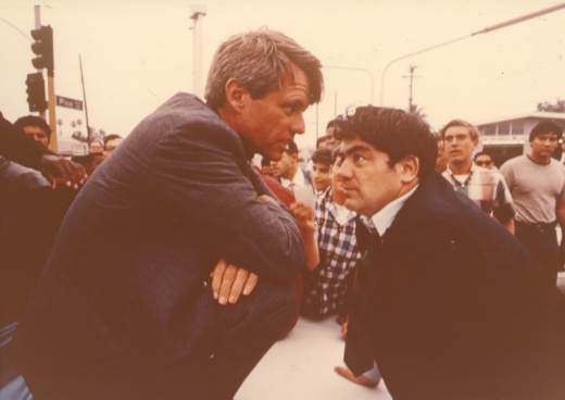 Breslin chats with Robert F Kennedy who was campaigning in Los Angeles during - photo 19