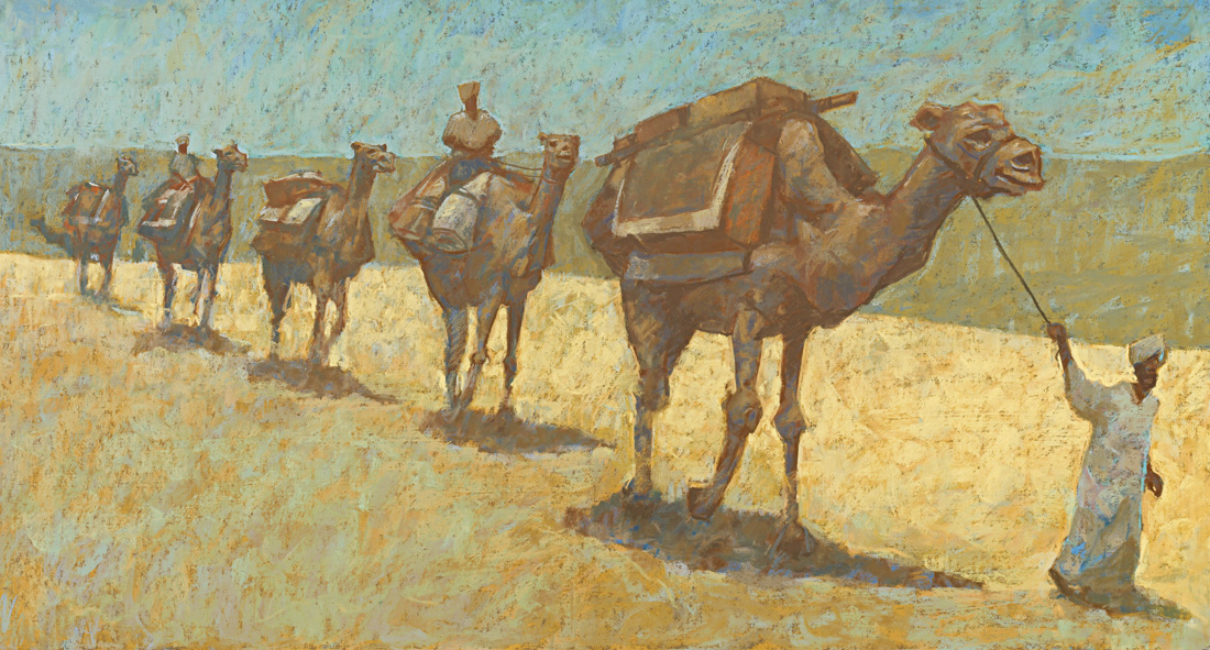 To reach Europe the silk and spices had to be carried by caravans of camels - photo 5