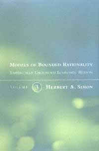 title Models of Bounded Rationality Vol 3 author Simon Herbert - photo 1