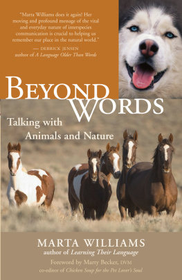 Marta Williams - Beyond Words: Talking with Animals and Nature