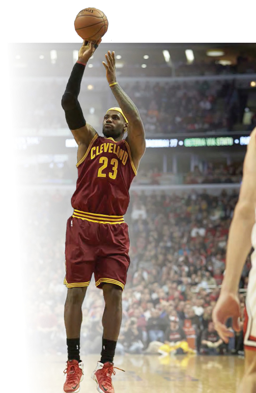 LeBron James shoots against the Chicago Bulls in 2014 All eyes have been on - photo 3