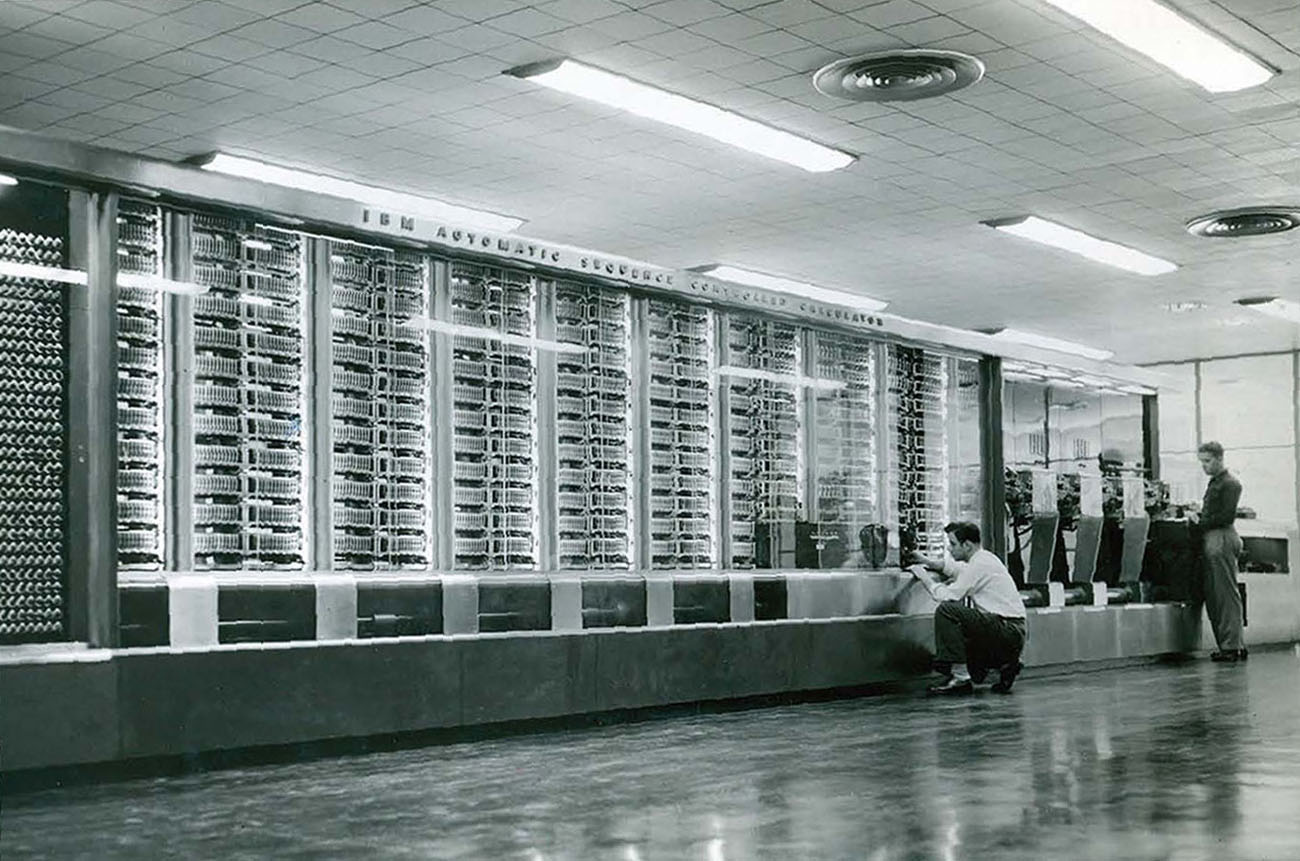 The Mark I calculator is on display at Harvard University in Boston - photo 10