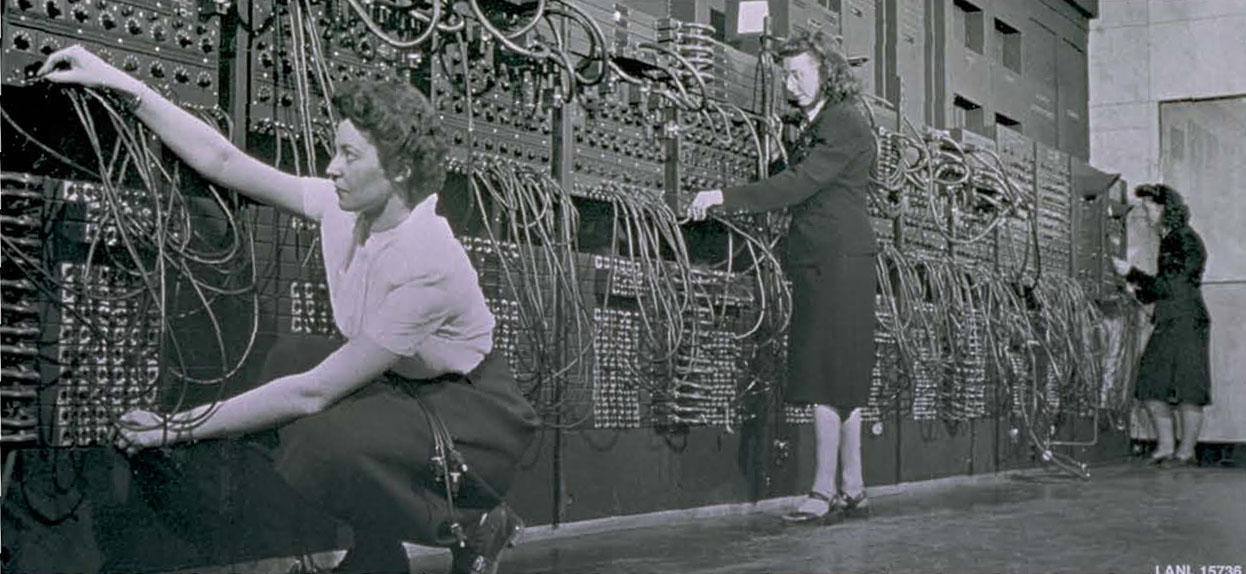 Many people helped run the ENIAC They did so by flipping switches and plugging - photo 11