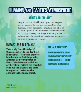 Ava Sawyer Humans and Earths Atmosphere: Whats in the Air?