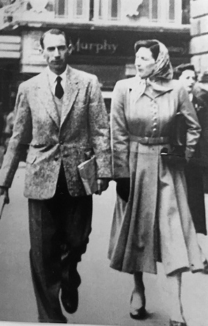 Mum and Dad walking past the GPO OConnell StDublin circa mid 1950s Doolan - photo 3