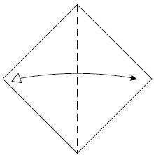 Fold corner-to-corner Unfold Fold the top two edges to lie even with the - photo 10