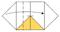 Fold the left corner to the right-most crease Fold the corner back to the - photo 21