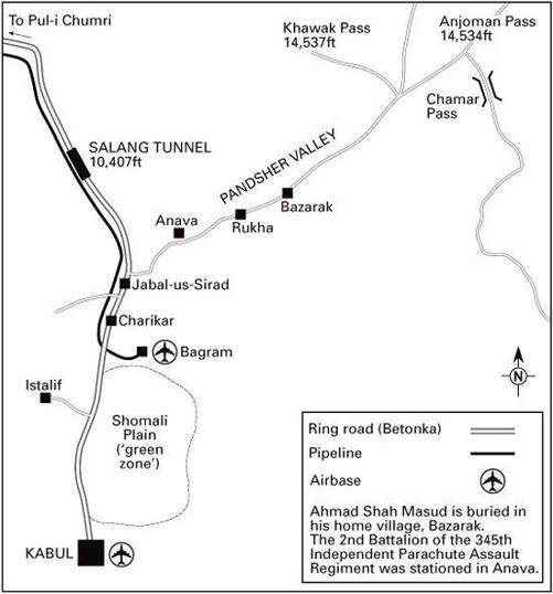 Map 4 The Pandsher Valley AUTHORS NOTE Afganets plural Afgantsy An - photo 6