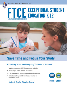 Editors of REA - FTCE Exceptional Student Education K-12 Book + Online