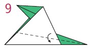 Fold the wing down bisecting the nose of the plane Unfold At point - photo 20