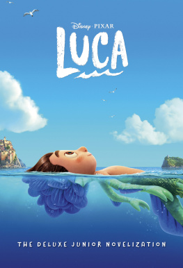 Disney Books Luca Junior Novel Deluxe Edition