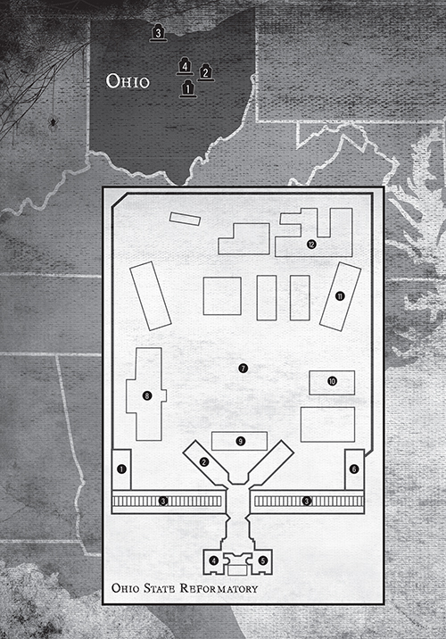 TABLE OF CONTENTS MAP KEY 1 Mansfield Ohio 2 Reformatory Road 3 Site of - photo 4