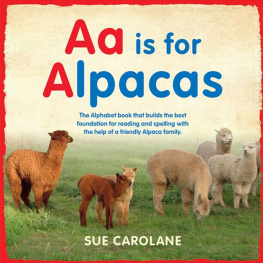 Sue Carolane - Aa Is For Alpacas
