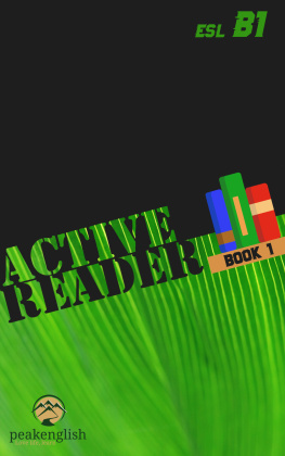 Peakenglish - Active Reader ESL B1 Book 1