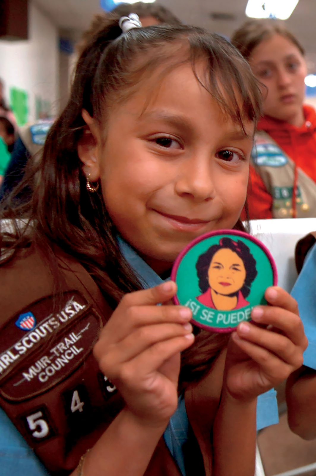 Today the Girl Scouts of America offers the Dolores Huerta Girl Scout Patch - photo 6