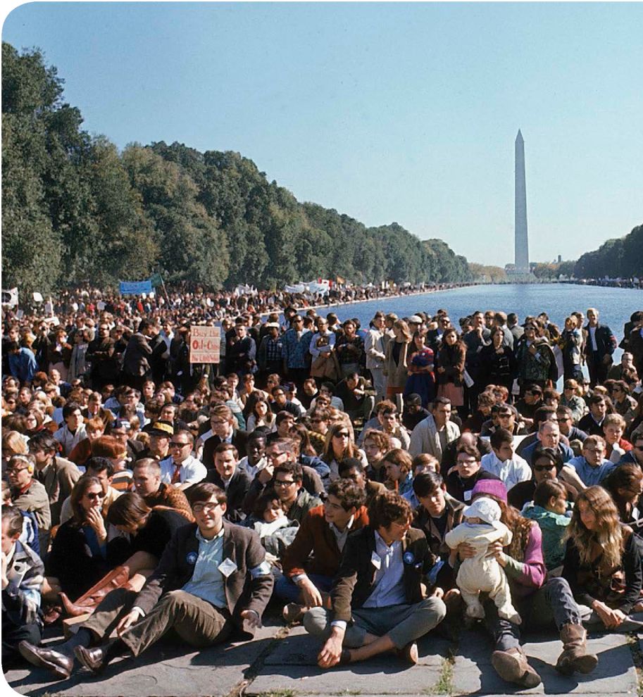 Thousands of demonstrators gather around the Washington Monument protesting the - photo 5