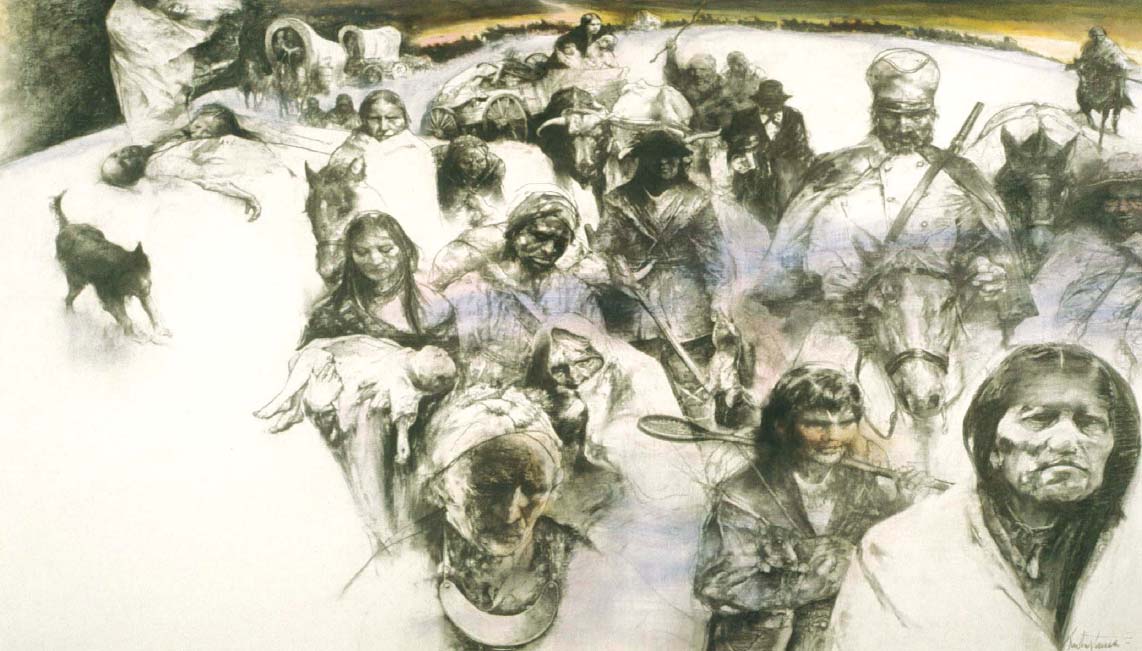 The Trail of Tears is one of the most obvious examples of racism against Native - photo 3