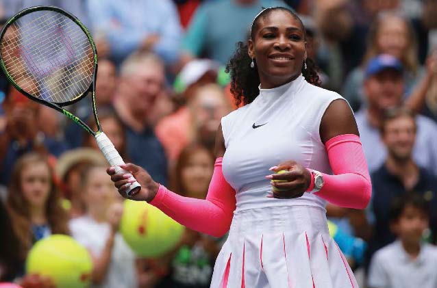 Serena Williams is a famous athlete and tennis player who practices her sport a - photo 7