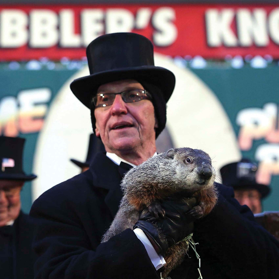 A group of businessmen and hunters known as the Punxsutawney Groundhog Club - photo 9