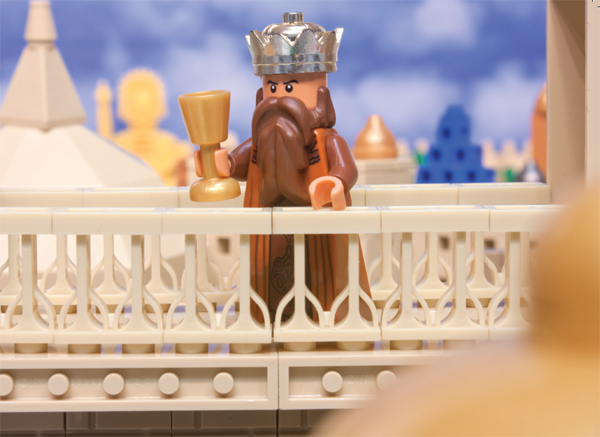 And so it happened one day that the king was walking along the roof of his - photo 13