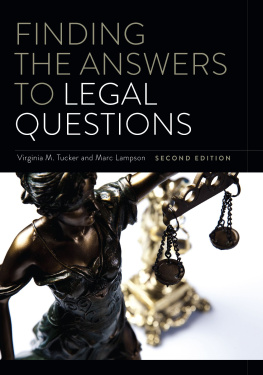 Virginia M. Tucker - Finding the Answers to Legal Questions