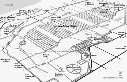 Note the location of the munitions igloos of the depot the Q area where the - photo 4