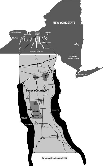 Note the location of Seneca County within New York State Courtesy of Michael - photo 2