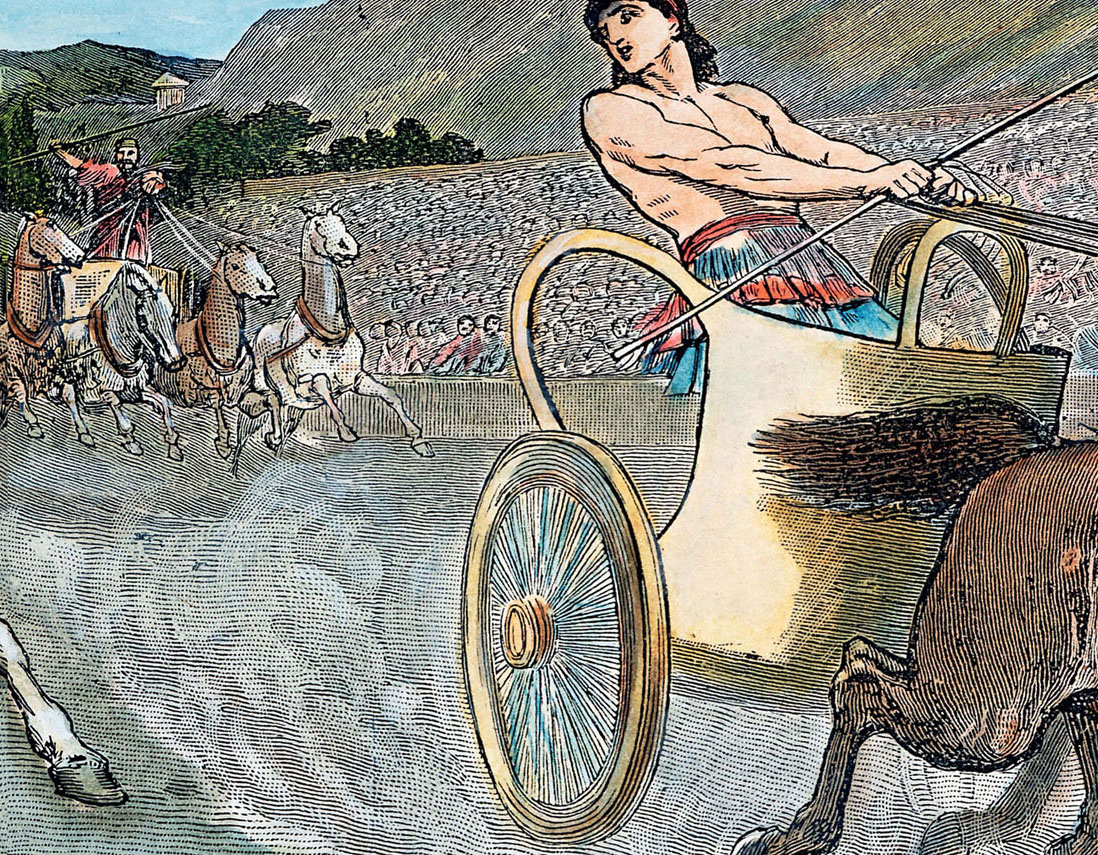 Chariot racing was one of the crowds favorite events at the ancient Olympic - photo 3