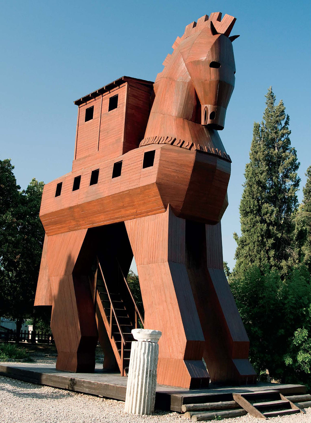 re-creation of the Trojan horse The Dark Age Historians know little about - photo 7