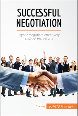 50MINUTES - Successful Negotiation: Communicating effectively to reach the best solutions