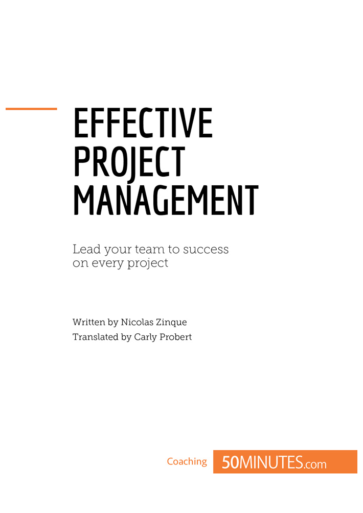 Project management Problem How can I prepare a project and lead it to - photo 2