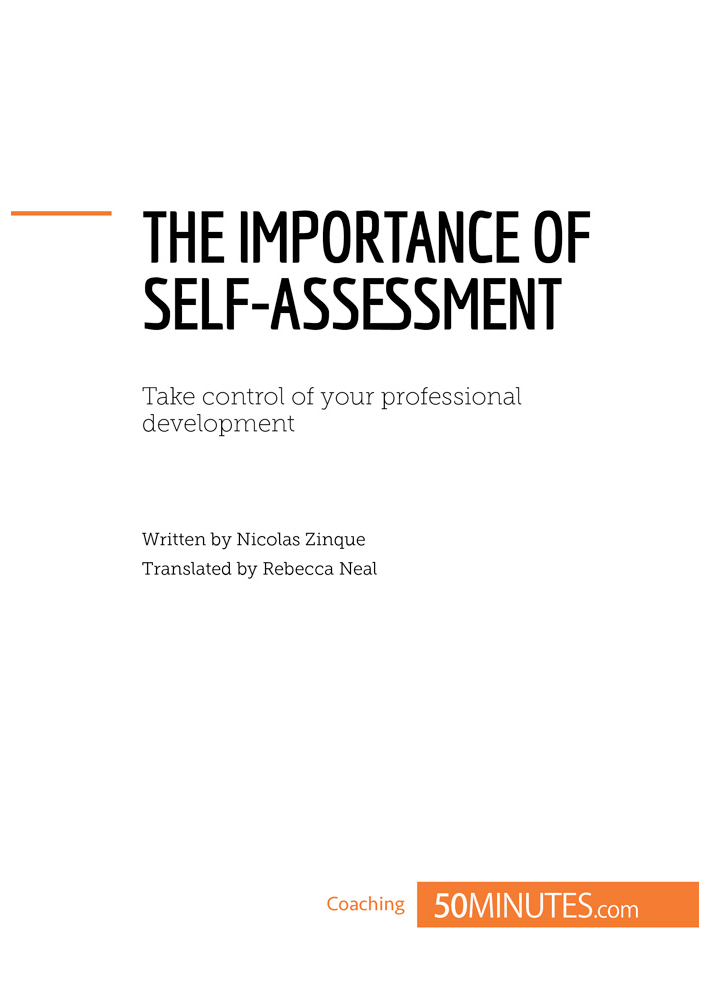 How can self-assessment help me Issue how can I develop an effective - photo 2