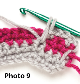 As you continue with the pattern working rows 24 be sure to skip the next - photo 10