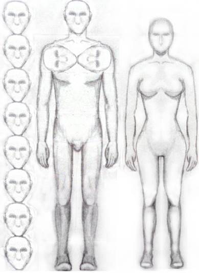 Proportioning the body structure properly isimportant when drawing a person A - photo 10