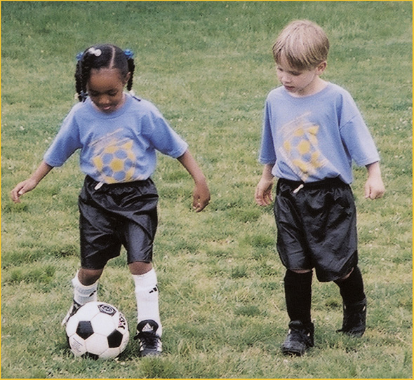 We also learn how to pass the ball with the insides of our feet Passing is - photo 19