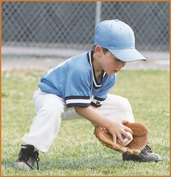 A ground ball is when the baseball comes bouncing along the ground When we see - photo 15