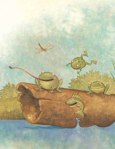 And if when we get to the creek the tadpoles are all frogssitting jumping - photo 9