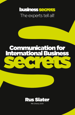 Rus Slater - Communication For International Business