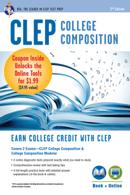 Rachelle Smith - CLEP College Composition Book + Online