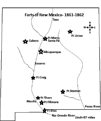 Forts of New Mexico 1861 Stationed at the army forts scattered across the New - photo 3