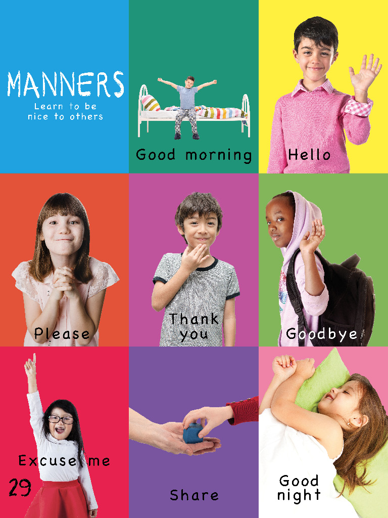 The Preschoolers Handbook ABCs Numbers Colors Shapes Matching School Manners Potty and Jobs with 300 Words that every Kid should Know - photo 29