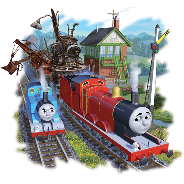 The next day Thomas saw James with a truckful of scrap right where Percy had - photo 17